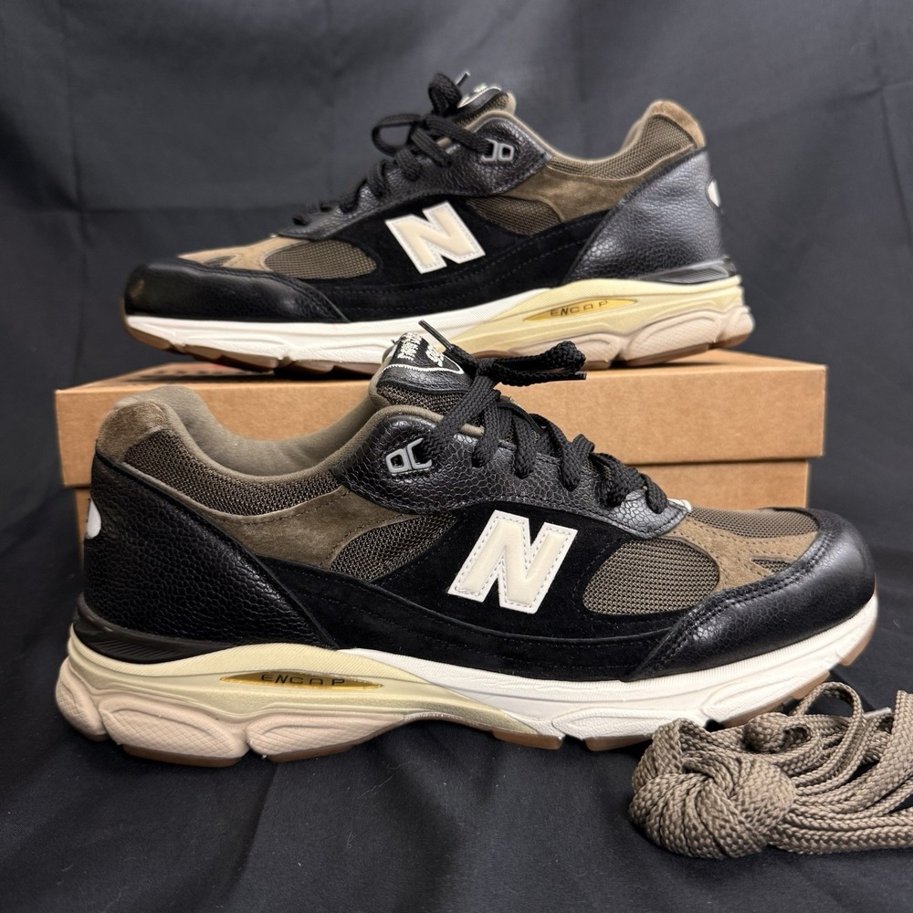 New Balance 991.9 Caviar & Vodka Mens Size 12 Suede Leather Made In England Rare